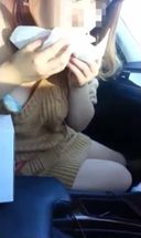 [3 shot×s of ejaculation in the mouth] Dispatch type customs in the car (1)