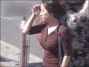 Seeing the ladies showing their heavy breasts in the city Part 11