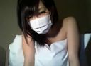 [None] Cute black-haired girl wets her and takes a selfie masturbation