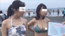 話題になった巨乳水着爆乳娘にインタビュー