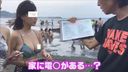 話題になった巨乳水着爆乳娘にインタビュー