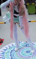 Cosplay 2018 Summer Tongue Pelo White High Heels Knee High Thighs [Video] Event 4812