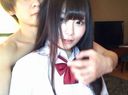 Leaked [Kansai dialect black hair beautiful girl] Gonzo sex in uniform J cosplay! If you secretly find out about the public WW saffle, delete it immediately