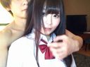 流出【関西弁黒髪美少女】制服J〇コスプレでハメ撮り中出しセックス！こっそり内緒で公開ｗｗセフレにバレたら即削除