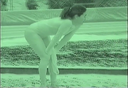Clairvoyance with a speed skating women's ★ infrared camera! Speed skaters wore underwear like this!