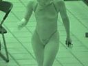 飛び込み＆競泳選手を赤外線カメラで透視しました!その14