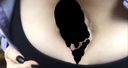 [explosion] She is covered in sperm with an explosion in the cleavage of big breasts