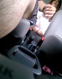 [Saddle in the car] Premature ejaculation sex hidden camera with saffle