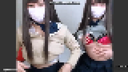 Two cute uniform cosplay girls in uniform and underwear for a little naughty live streaming! !! Cute w