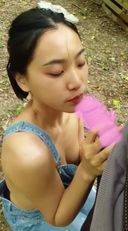 No [Outdoor exposure / face bukkake] Semen covered daughters 03