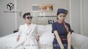 【Erotic Ranking】Stewardess's Flying Trip Luxury Paper Drunk Gold Fan