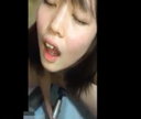 F14偶像臉美少女在男友的要求下不情願地吮吸 ♬