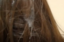 [Prohibited file for mania] Semen shot into hair 3