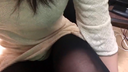 Massive bukkake ejaculation on the thigh with the of the sister in black tights