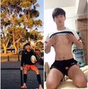 Super muscles with a sharp whole body! !! Fair-skinned, refreshingly handsome Lagerman is 20 years old! !! It fascinates!! Athletic / Macho / Big cock