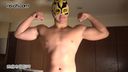 Masked wrestler Nioh standing! !! Let go of it on the stand! (B angle)