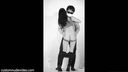 Male and female pair nude model posed while touching each other's body 251NP1