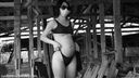 Outdoor exposure nude of pregnant woman taken just before childbirth 255n7