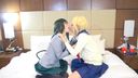 ヒ●アカコスおち●ぽ合わせ 友達イチャラブ百合エッチと３Ｐでかわるがわるハメ乱れ