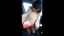 【Amateur】Amateur girl and petit support 18 in the car in the middle of the day
