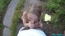 Public Agent - Russian Goldilocks Creampied Outdoors