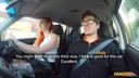 Fake Driving School - Tattooed redhead craves a big cock