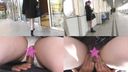 《With W benefit》 [Train chikan] ★ Moe Kamishiraishi ○ After putting a super thick vibrator about the size of a wrist into a very similar beautiful girl, bind hands and feet at the hotel and insert it