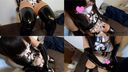 [Personal shooting] Footjob squeezing ♡ dick with girlfriend in maid clothes and jupojupo SEX