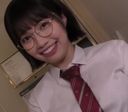 【個人撮影】日本一可愛い眼鏡美少女とハメ撮り中出しSEX【特典あり】