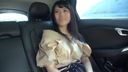 [Amateur] Idol-class gachi maji beautiful girl (21) in the car immediately after meeting. 【Face】