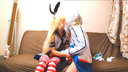 [2 sets sold] Gonzo sex between cosplayed male daughters