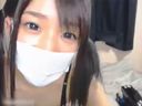 A cute girl with a ragged twin tail shows off electric vibrator masturbation in close-up