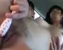 Car sex in the middle of the day with a beautiful big breasts neat and clean sister! !! Thrill excitement ♡