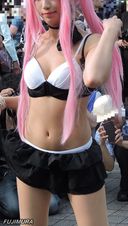 Cosplay 2018 Summer Skirt Flips Up Yourself and Shows Cleavage Waki [Video] Event 4808