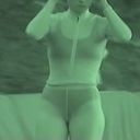 スピードスケート女子★赤外線カメラで透視！スピードスケート選手はこんな下着を穿いていました！	その②