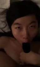 [Facial ejaculation] Sudden plenty of facial cumshot to cute girlfriend