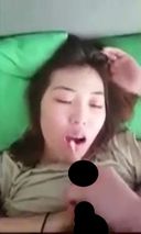 [Facial ejaculation] Facial cumshot from the mount of the wife is pleased