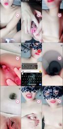 [Uncensored] A fifty-something aunt mature woman with a double chin is a little pocha beauty masturbation seriously