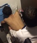 ネカフェでオナするオナリーマンたち、トイレでリアル