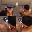 Nonkes masturbating in the toilet, tenga naked, real development sex