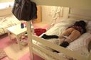[J ○ Masturbation Hidden Camera] Bobcut girl masturbates in the girls' dormitory while she is not a roommate