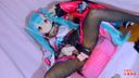 [Resale] Semen fountain burst! Massive ejaculation with a penis plug piston! Hatsune Miku Cosplay Man's Daughter Anaru Masturbation