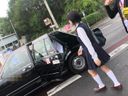 [Amateur posted video] I tried to expose it to a black hair bob ● Ri girl who has met on a certain SNS! ◆ No line of sight of the main story [Part.1: Masturbation in a moving taxi →]