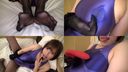 [Innocent Romance Souki-chan 27 years old] Reunion Pantyhose licking Suction toy masturbation ◎ Black pantyhose <with diamonds, no languard, with toe reinforcement (thin)>