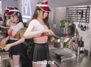 Karaage restaurant and big breasts clerk ~! Choose the largest breasts to complete the final sex