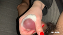 [In-car lotion / P activity] 24-year-old Fukuoka Prefecture Spring ● Resident! !! In the corner of a multi-story parking lot, a gal who boasts a blames the glans with lotion