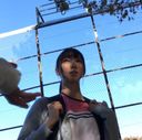 【完全素人】テニスサークル活動帰りの女子大生(20)都内大学敷地内で意識調査と装いSEX