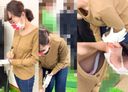 [Golf lesson (8) breast chiller] D cup girlfriend & E cup hostess of couple lesson