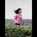 [유출] 현역 육상 선수 (2) 황궁 달리기 끝에 땀 투성이 생 하메 영상. *수량 한정