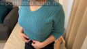 [Personal shooting] Gonzo of no bra knit H cup beauty big breasts